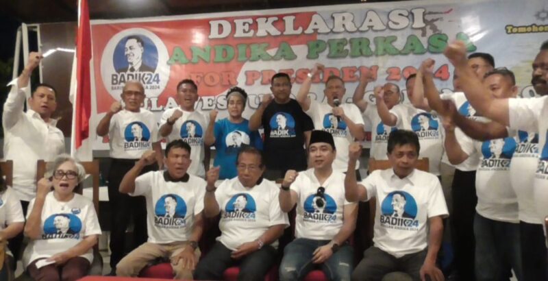 Deklarasi untuk mengusung Andika Perkasa calon Presiden 2024