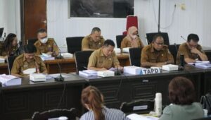 Pemkot Bitung Turut Hadir di Rapat APBD & PPAS PJ.Sekda Ir.Ing Rudy Theno ST.MT Menghadiri Rapat APBD & PPAS