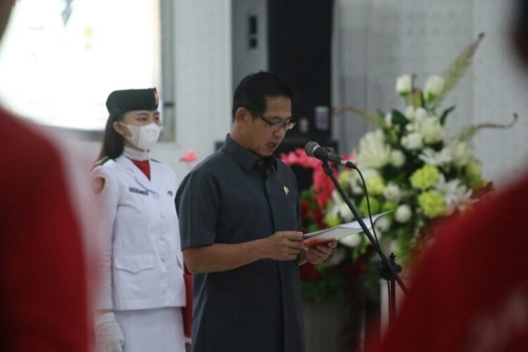 Upacara Penyerahan Calon Paskibraka Kota Bitung