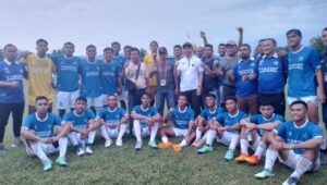 Kabupaten Kepulauan Sangihe Berhasil membobol Minahasa Tenggara Skor 21