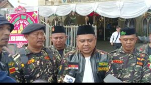 BANSER SULUT DITERJUNKAN JAGA KEAMANAN DI GEREJA BANTU TNI/POLRI.