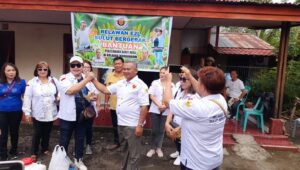 Relawan E2L Sulut Bergerak, Bantu Masyarakat BOLMOG.