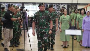 JAKARTA – Panglima TNI Pimpin Upacara Korps Kenkat 107 Orang Pati TNI