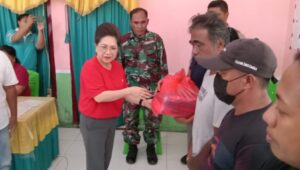 Tamuntuan Serahkan Bantuan Bencana Kepada 74 Keluarga Penerima Di Kampung Dagho