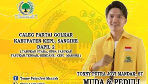 VISI & Misi Wajah Baru Dunia politik Caleg Termuda Partai Golkar:Tonny Mandak Siap Mewakili DapiL 2