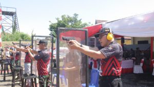 Polda Sulut Gelar Lomba Menembak Hari Bhayangkara ke-77