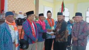Sambutan Gubernur Sulawesi Utara Olly Dondokambey Kepada Calon Jemaah Haji Kloter Pertama