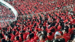 Spektakuler PDI Perjuangan se Indonesia Pembawa Sejarah Haul Bulan Soekarno di Glora Senayan