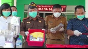 Kejaksaan Negeri Manado Musnahkan Barang Bukti Perkara Tindak Pidana Umum Telah Mempunyai Kekuatan Hukum Tetap