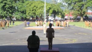 Apel Bersama Bulan Agustus, Tamuntuan:Ingatkan Perangkat Daerah Bisa Menyelesaikan Pekerjaan Tepat Waktu
