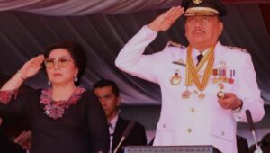Upacara Hut RI ke 78 tahun di Alun-alun Depan Kantor Gubernur Provinsi Sulawesi Utara