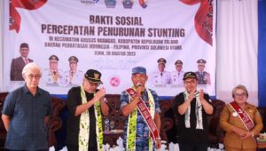 Bersama BKKBN, Lanud Sam Ratulangi Gelar Bakti Sosial Percepatan Penurunan Stunting