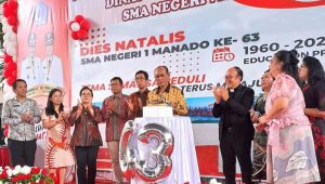 Dies Natalis, Hut SMA Negeri 1 Manado mengelar berbagai kegiatan dan donor darah