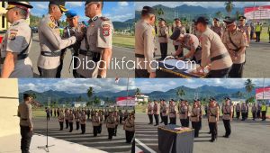 Kapolres Bolmong Pimpin Upacara Sertijab Di Ruang Lingkup Polres Bolmong