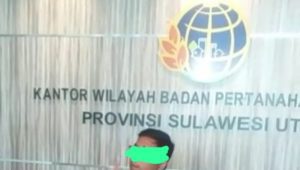 Diduga ada oknum pegawai Kanwil BPN Sulut menjadi mafia tanah