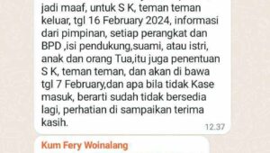 SADIS : diDUGA PERINTAH ATASAN, JIKA PERANGKAT DESA DAN BPD TIDAK MENDATA PENDUKUNG,SK TIDAK AKAN SI SERAHKAN