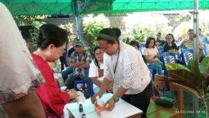 Tamuntuan Salurkan Hak Pilihan dan Berharap Masyarakat Sukseskan Pemilu Serentak 2024