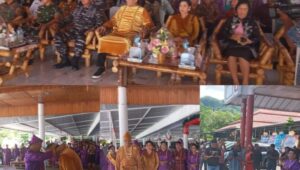 Tiba di Bumi Tampungang Lawo Penjabat Bupati baru di Sambut Secara Adat