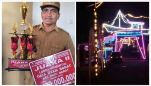 Desa Otam Barat Juara II Lomba Monuntul