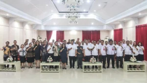 Pengurus Lembaga Pengembangan Pesparawi Daerah (LPPD) Sangihe Periode 2024 – 2028 Resmi dilantik.