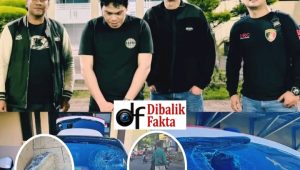 Aksi Brutal di Jalan 17 Agustus Manado: Kaca Mobil PNS Dihantam, Polisi Telusuri Motif Pelaku yang Ditangkap Kilat.