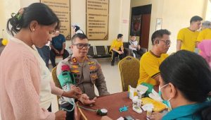Dinkes Boltim Gelar Cek Kesehatan Gratis di Polres Boltim, Jaga Kesehatan dan Kesiapan Personel