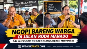 Ngopi Bareng Warga di Jalan Roda Manado, Ade Saerang dan Rio Kapele Serap Aspirasi Masyarakat