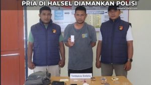 DIDUGA KUASAI TEMBAKAU SINTETIS, PRIA DI HALSEL DIAMANKAN POLISI