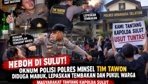 Heboh di Sulut! Oknum Polisi Polres Minsel Tim Tawon Diduga Mabuk, Lepaskan Tembakan dan Pukul Warga, Masyarakat Tantang Kapolda Usut Tuntas